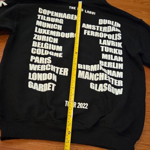 The Kid Laroi End Of The World Tour 2022 Hoodie Adult Medium Black TKL EOTW - Picture 10 of 13
